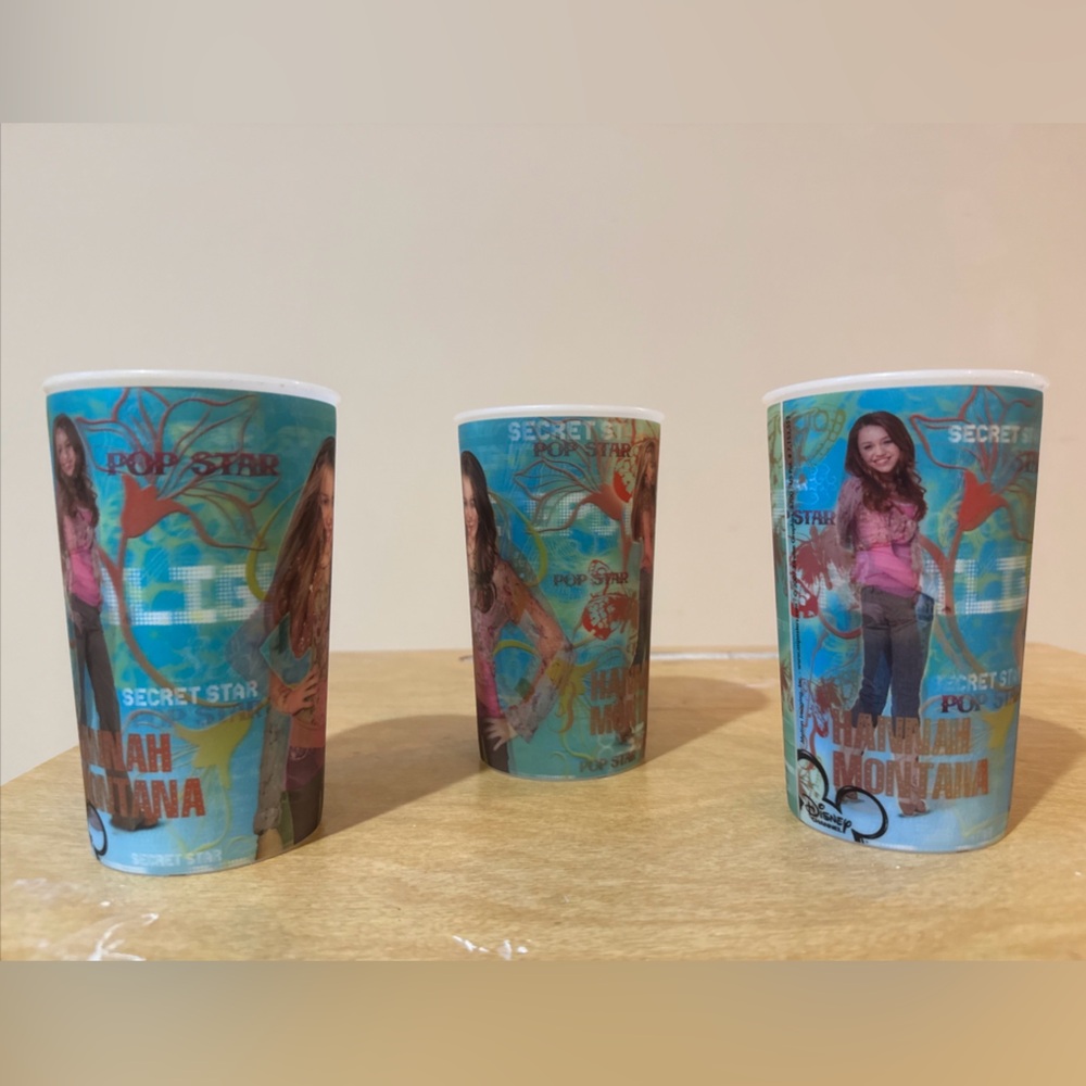 Hannah Montana Plastic Cup Fan Collectible